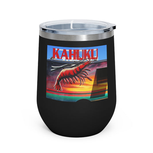 Kahuku Kai - 12 oz Insulated Wine Tumbler - Fry1Productions