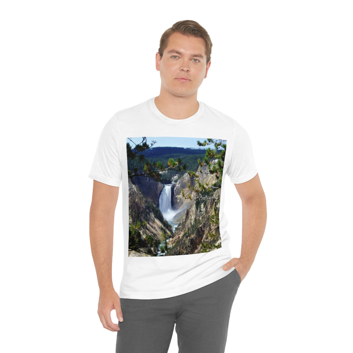 Yellowstone's Splendor - Unisex Jersey Short Sleeve T-Shirt - Fry1Productions