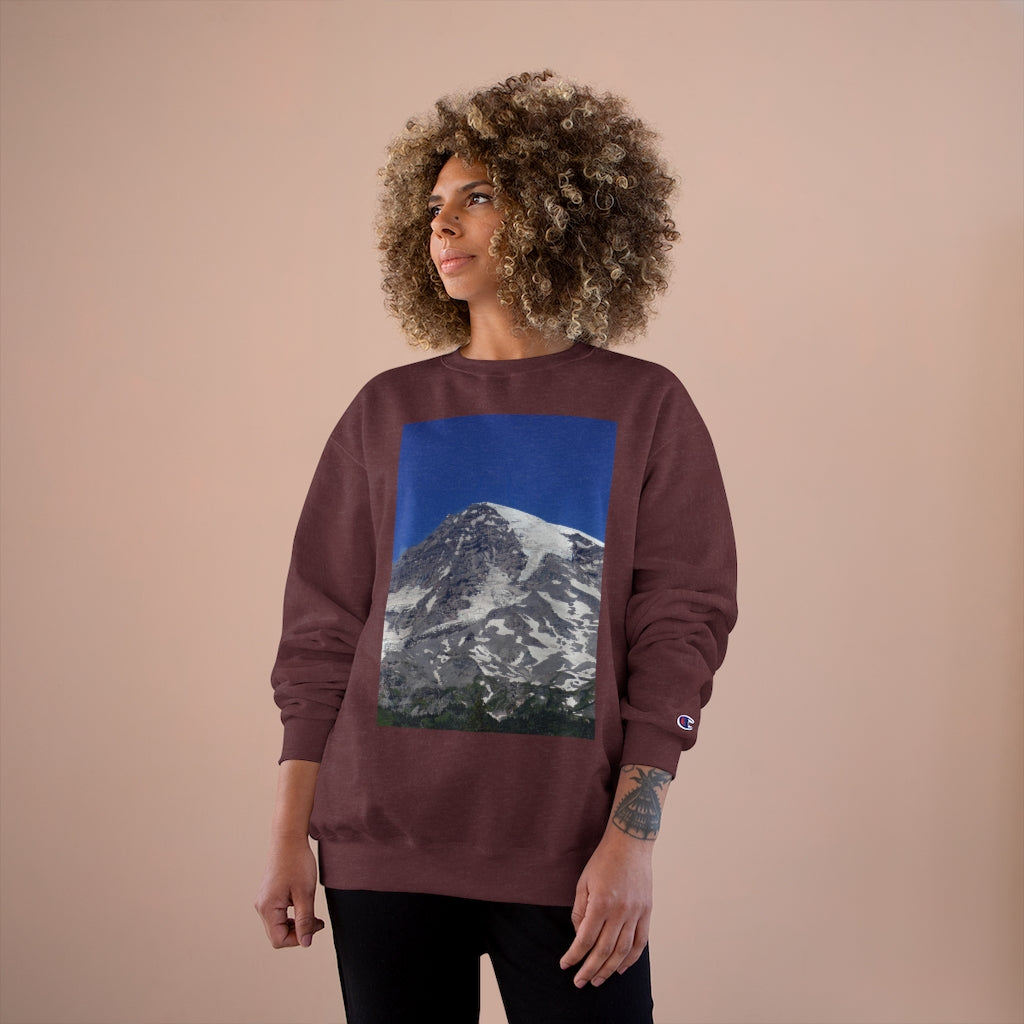 Majestic Mt. Rainier - Champion Sweatshirt - Fry1Productions