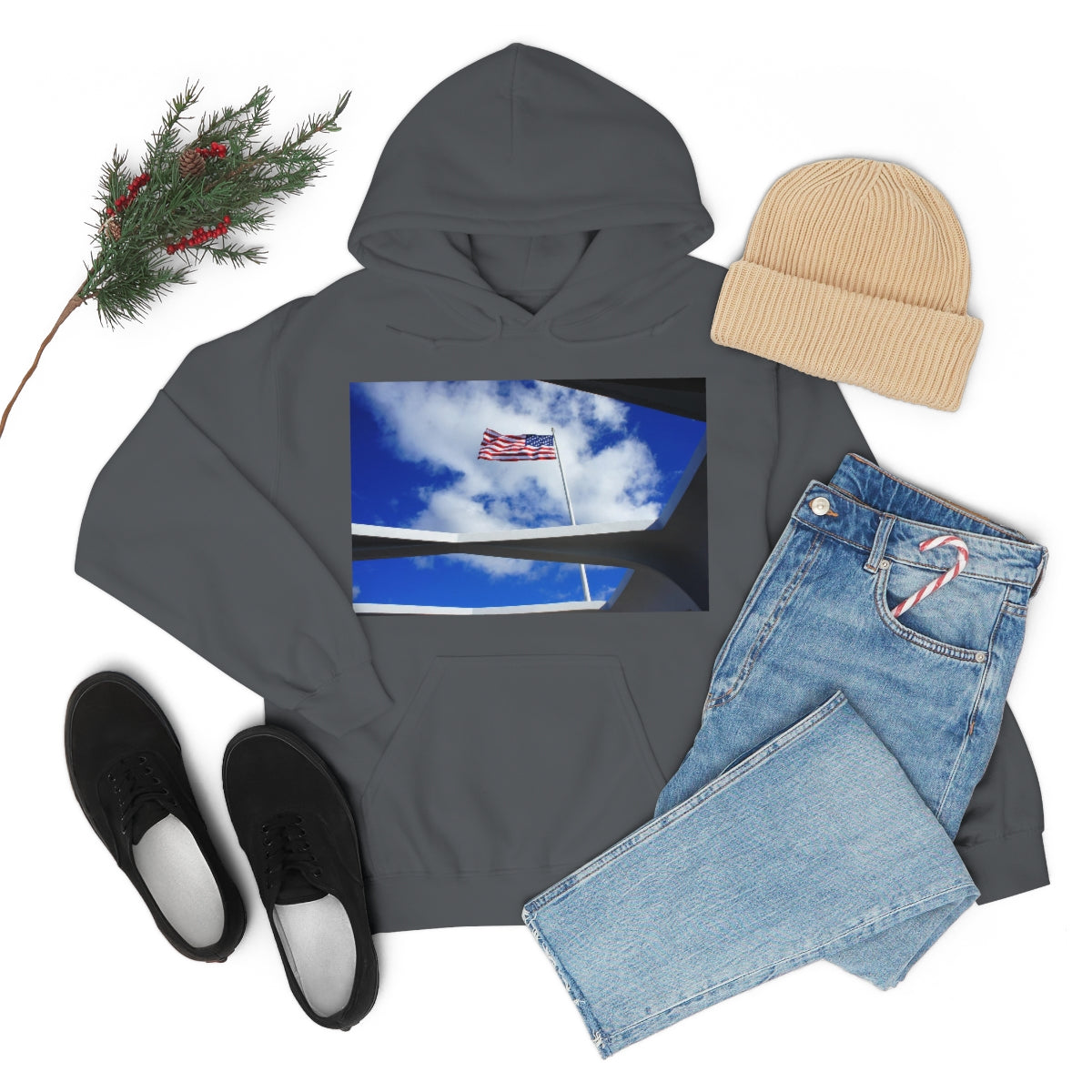 Bravery Honored Forever - Unisex Heavy Blend Hooded Sweatshirt - Fry1Productions