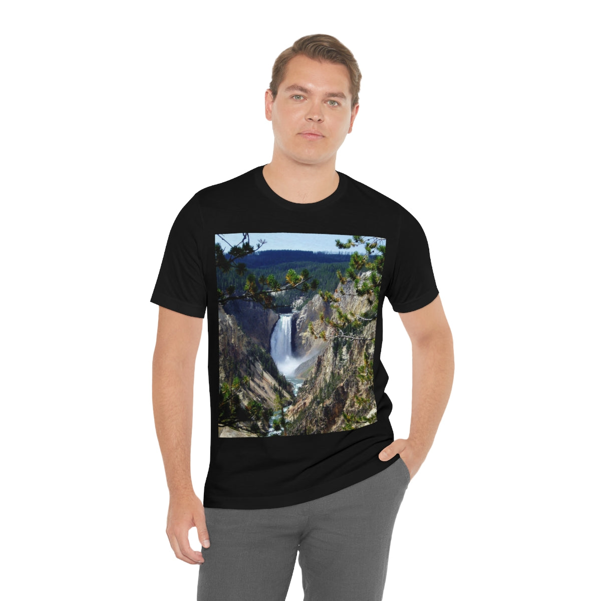 Yellowstone's Splendor - Unisex Jersey Short Sleeve T-Shirt - Fry1Productions