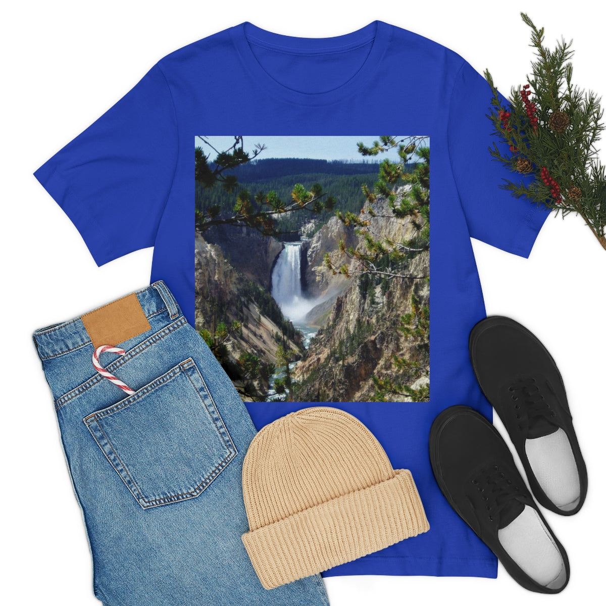 Yellowstone's Splendor - Unisex Jersey Short Sleeve T-Shirt - Fry1Productions