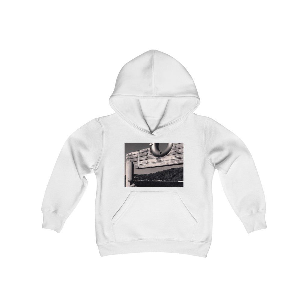 "Great Throw" - Youth Heavy Blend Hooded Sweatshirt - Fry1Productions