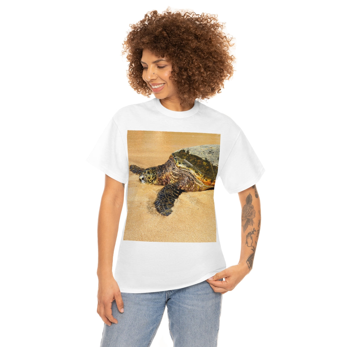 Glistening Journey - Unisex Heavy Cotton Tee - Fry1Productions