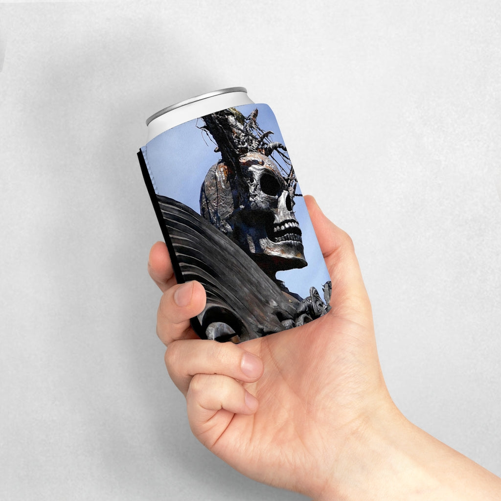 Skull Warrior - Can Cooler Neoprene Sleeve 12oz - Fry1Productions