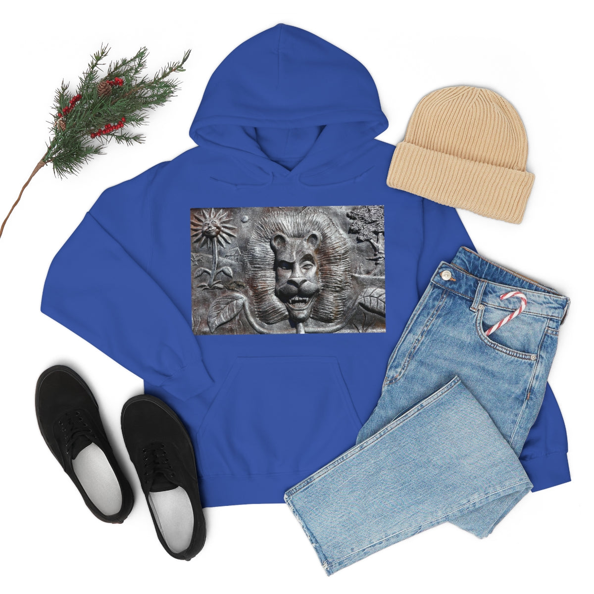 Lion's Friends Forever - Unisex Heavy Blend Hooded Sweatshirt - Fry1Productions