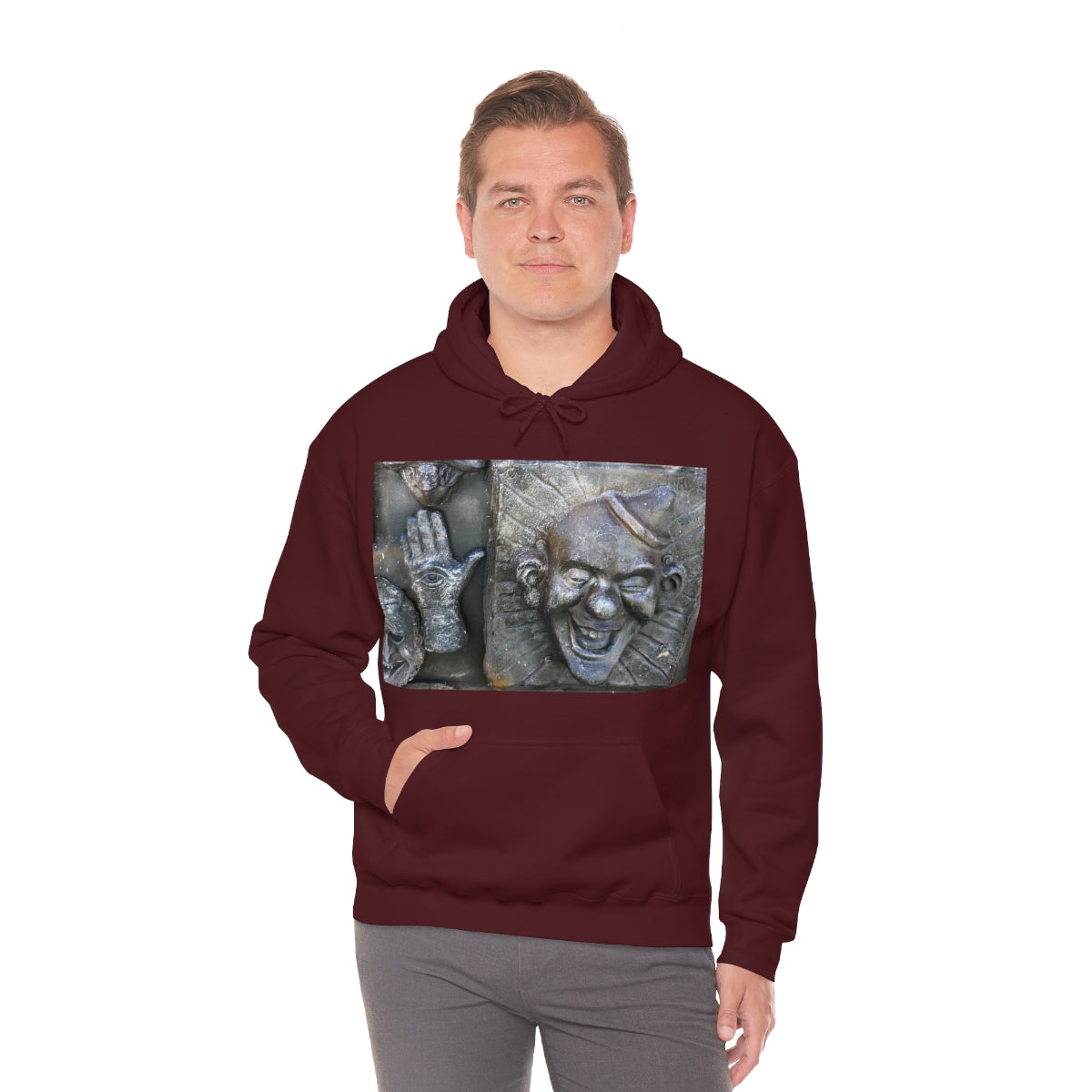 Cosmic Laughter - Unisex Heavy Blend Hooded Sweatshirt - Fry1Productions