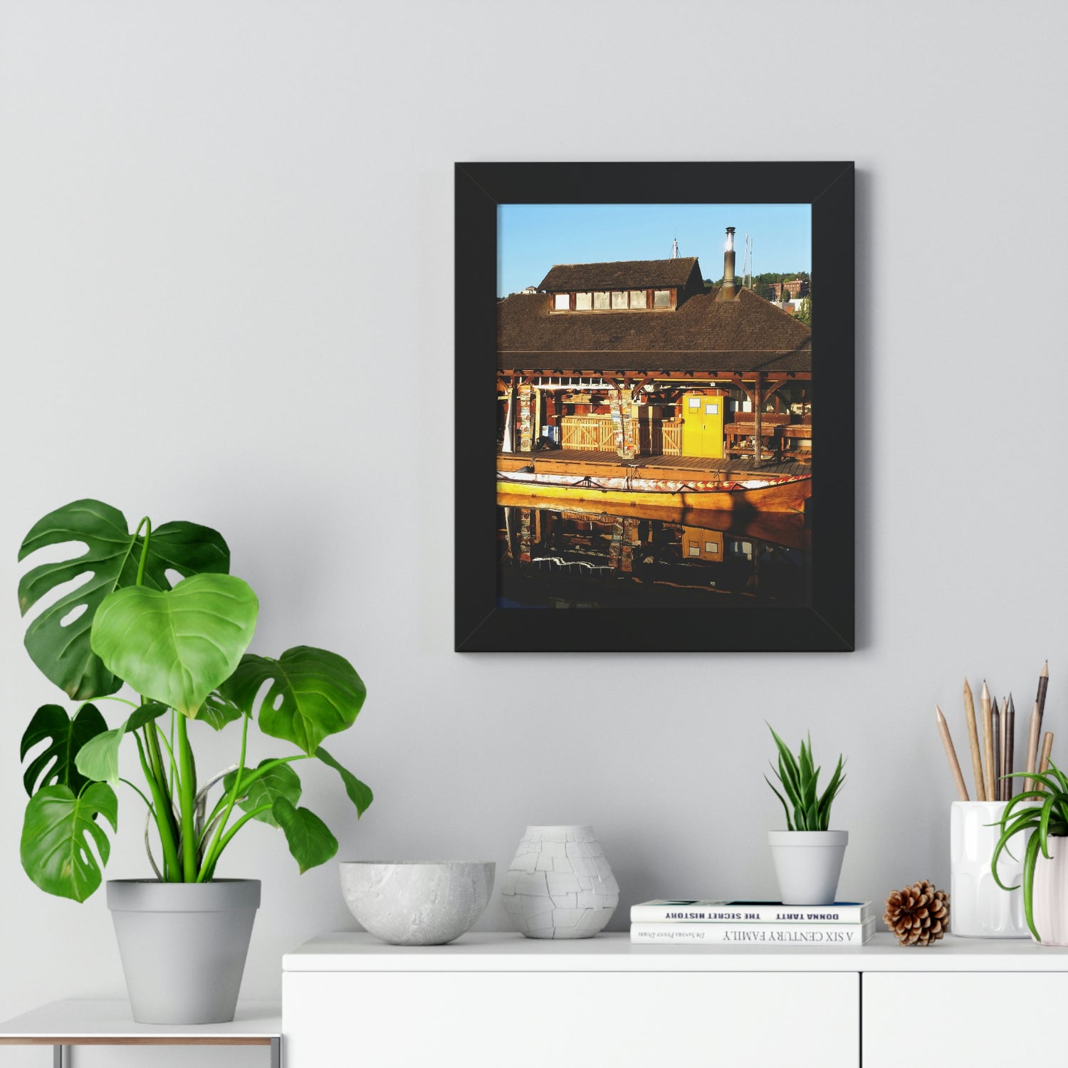 Q'il'bid Awe - Framed Vertical Poster - Fry1Productions