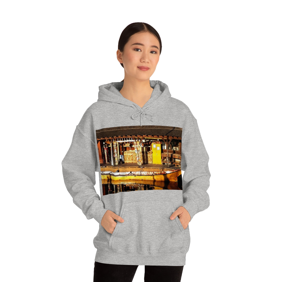 Q'il'bid Awe - Unisex Heavy Blend Hooded Sweatshirt - Fry1Productions