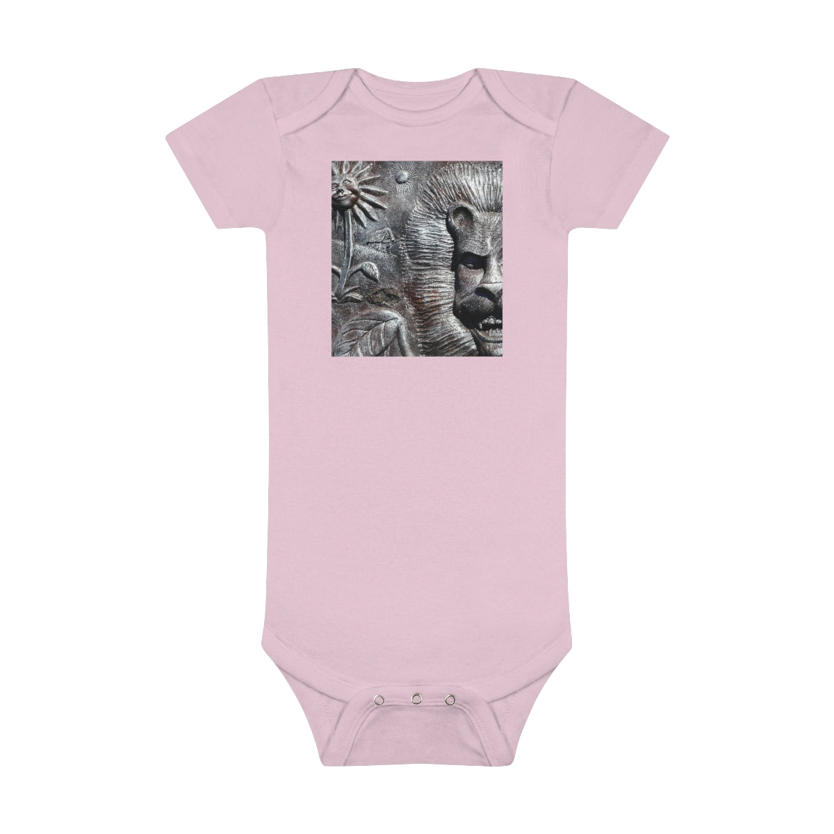 Lion's Friends Forever V2 - Baby Short Sleeve Onesie - Fry1Productions