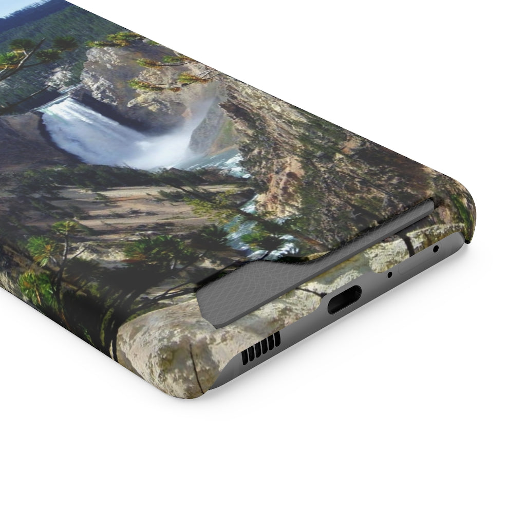 “Yellowstone's Splendor” - Galaxy S22 S21 & iPhone 13 Case With Card Holder - Fry1Productions