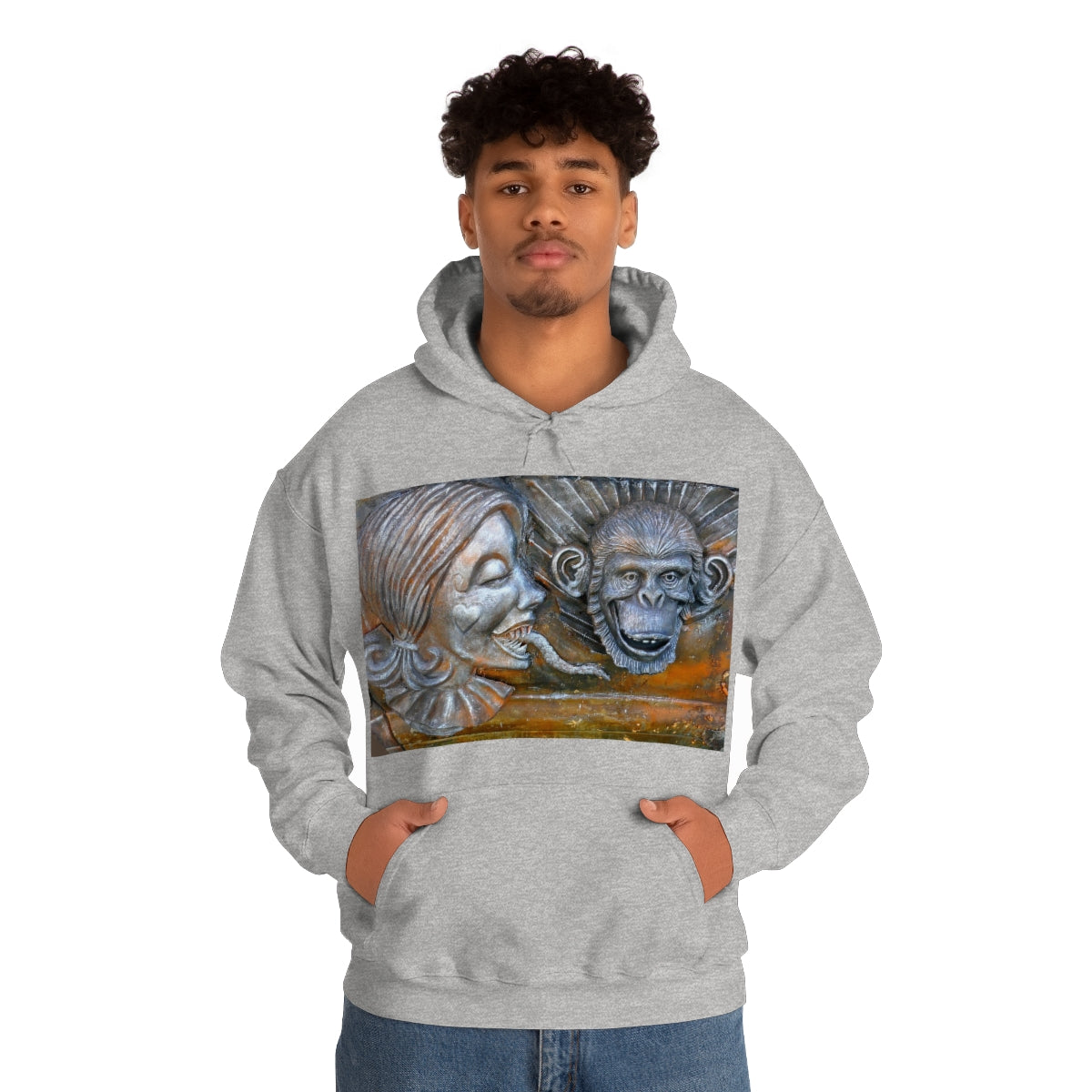Snakily Speaking - Unisex Heavy Blend Hooded Sweatshirt - Fry1Productions