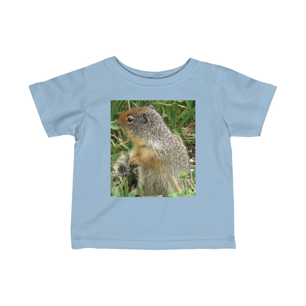 Inquisitive Stare - Infant Fine Jersey Tee - Fry1Productions
