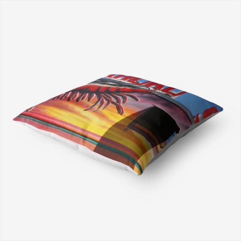 Awesome Kahuku -  Hypoallergenic Throw Pillow - Fry1Productions
