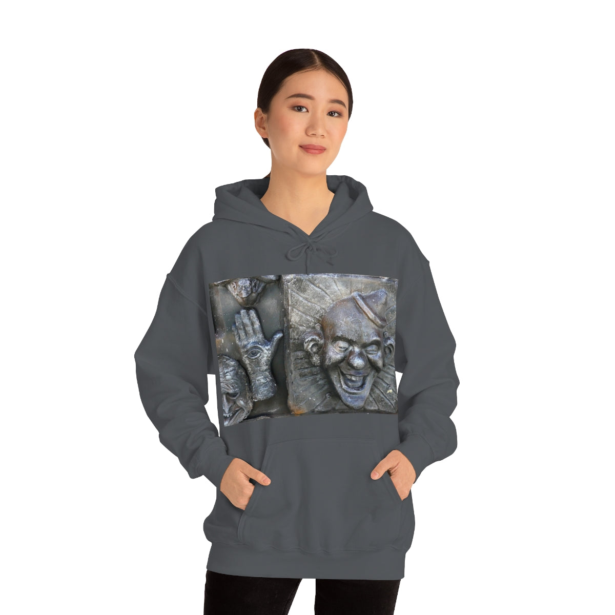 Cosmic Laughter - Unisex Heavy Blend Hooded Sweatshirt - Fry1Productions