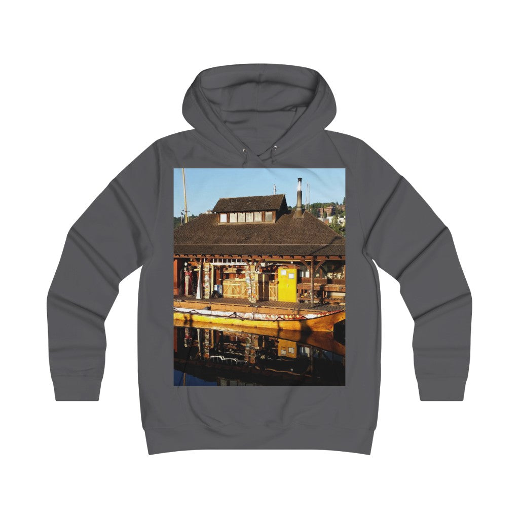 "Q'il'bid Awe" - Girlie College Hoodie - Fry1Productions