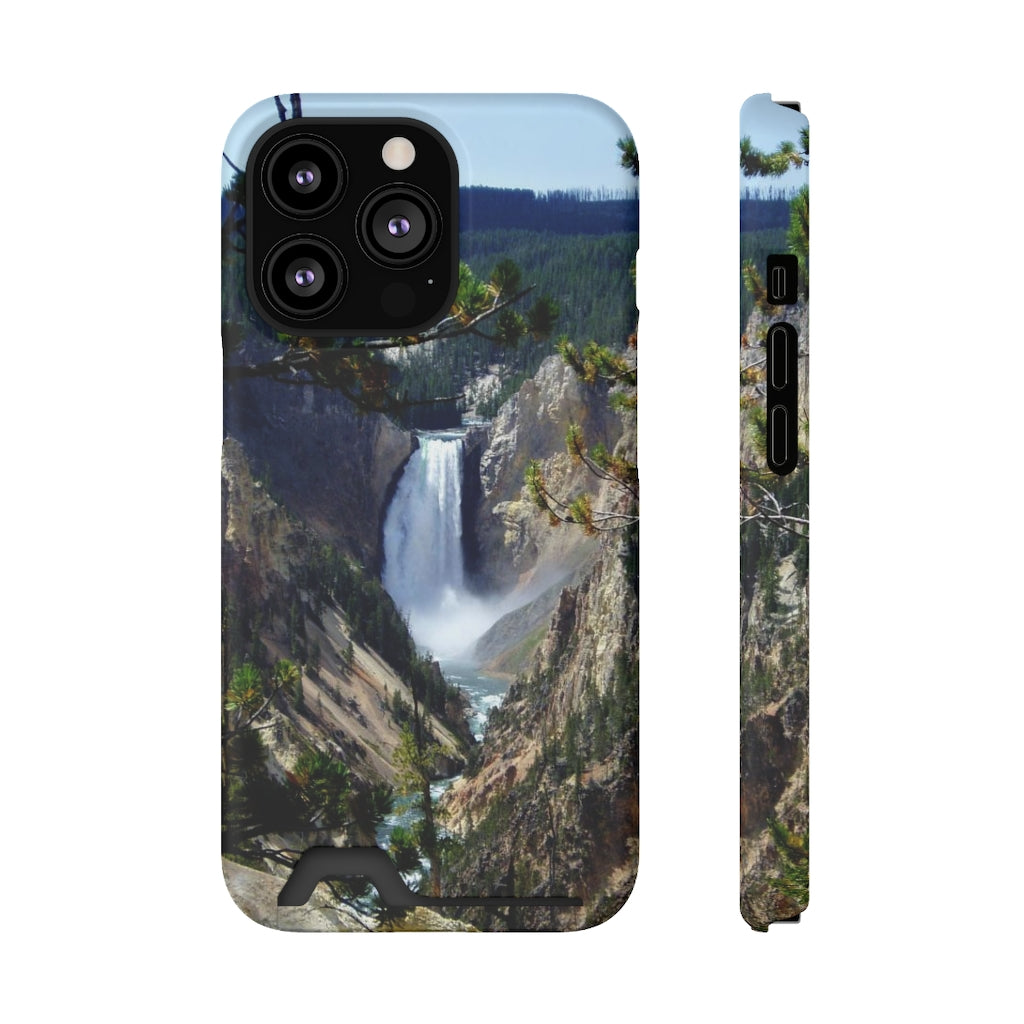 “Yellowstone's Splendor” - Galaxy S22 S21 & iPhone 13 Case With Card Holder - Fry1Productions