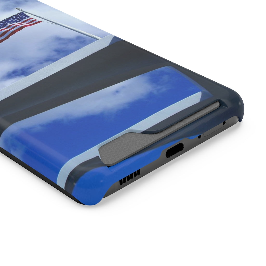 "In Solemn Remembrance" - Galaxy S22 S21 & iPhone 13 Case With Card Holder - Fry1Productions