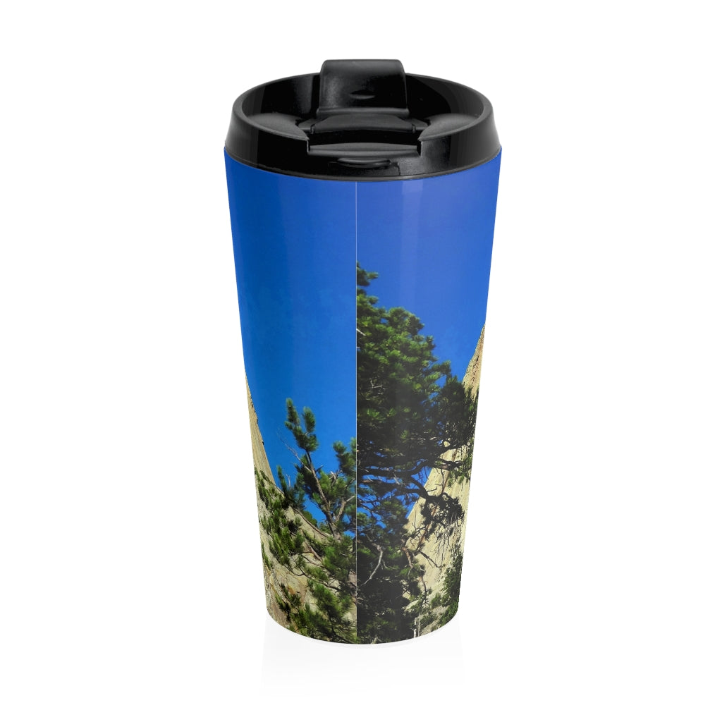 “Reaching Heaven” - Stainless Steel Travel Mug 15 oz - Fry1Productions
