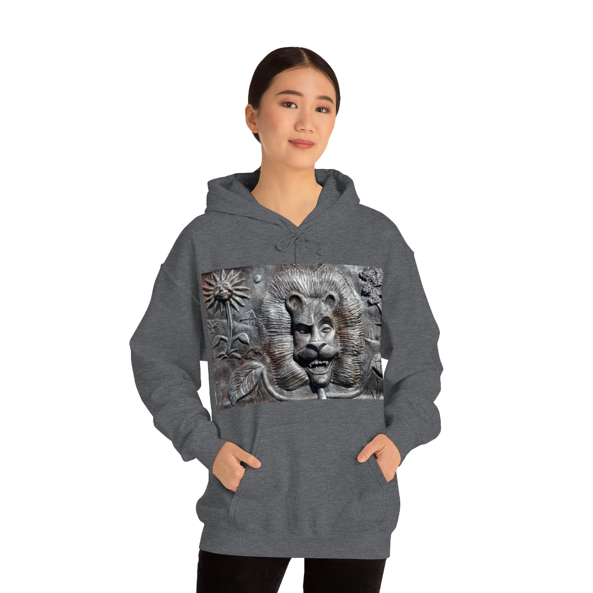 Lion's Friends Forever - Unisex Heavy Blend Hooded Sweatshirt - Fry1Productions