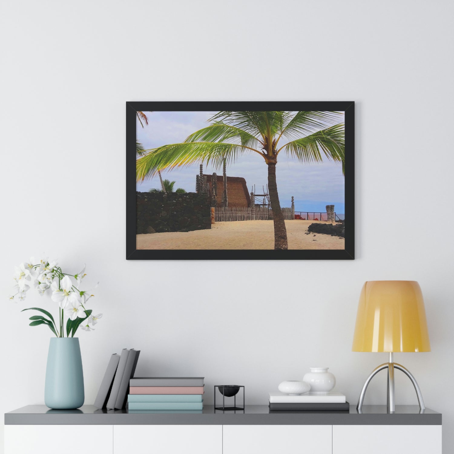 Florescence Hale O Keawe - Framed Horizontal Poster - Fry1Productions