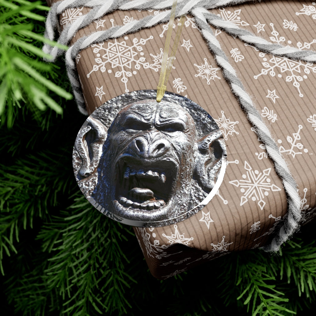 Frenzy Scream - Glass Ornament - Fry1Productions