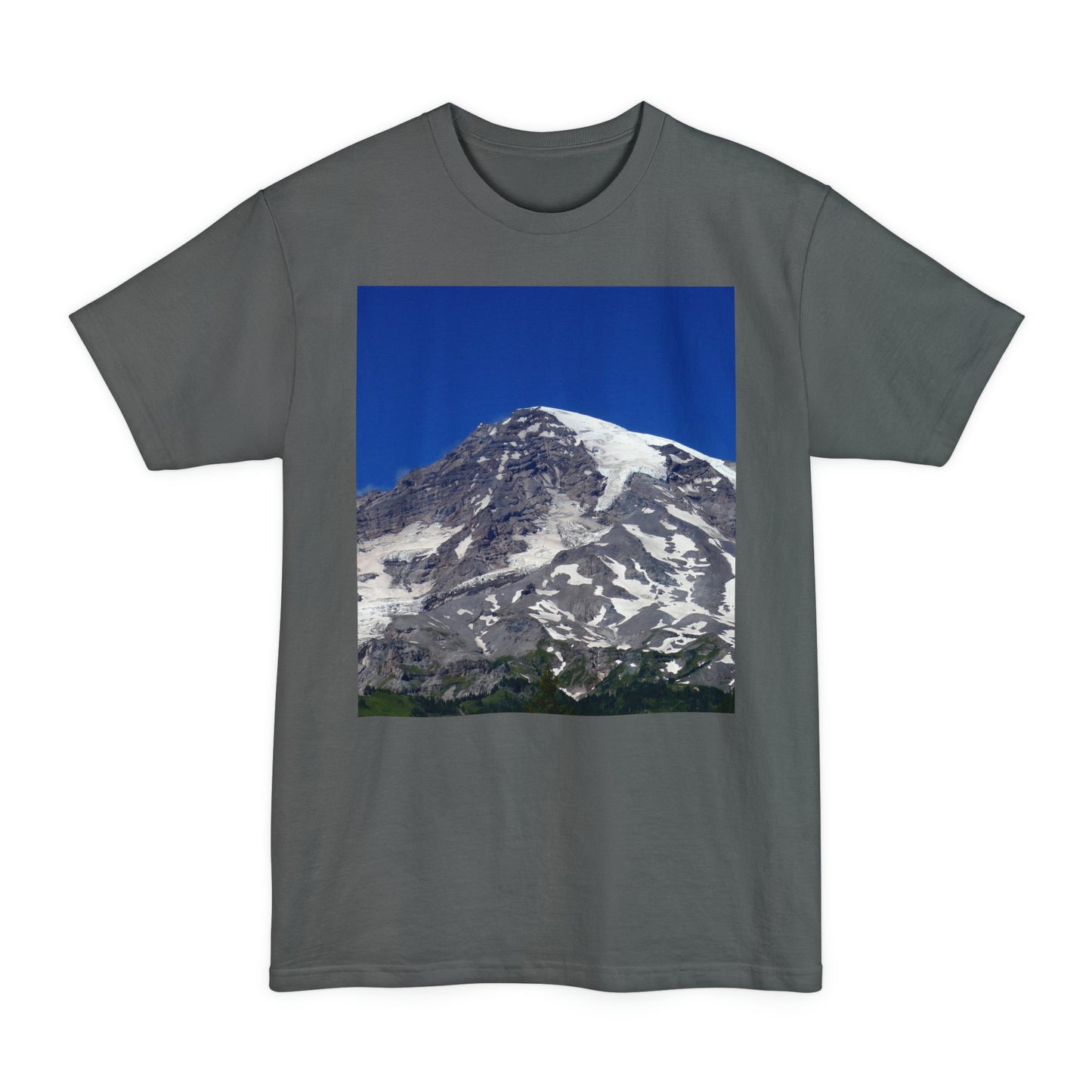 Majestic Mt. Rainier - Unisex Tall Beefy T-Shirt - Fry1Productions