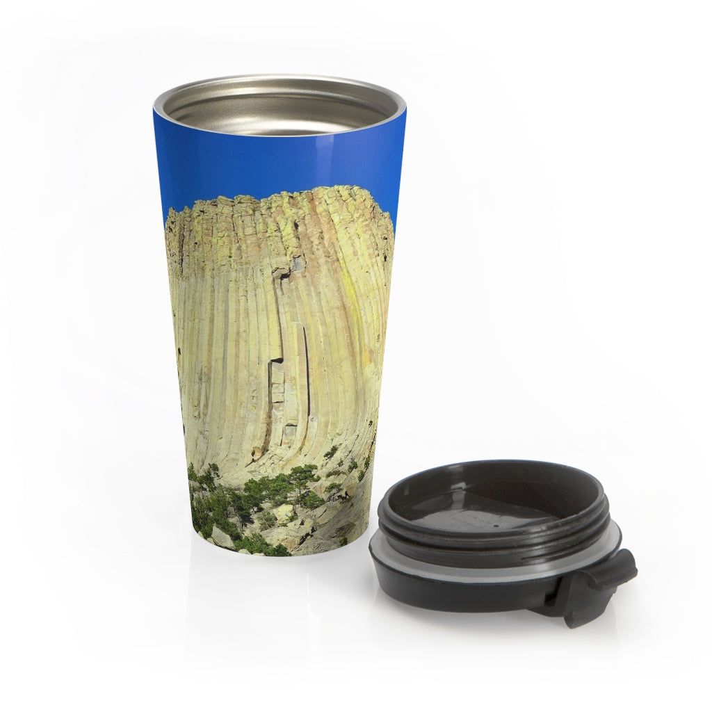 “Reaching Heaven” - Stainless Steel Travel Mug 15 oz - Fry1Productions