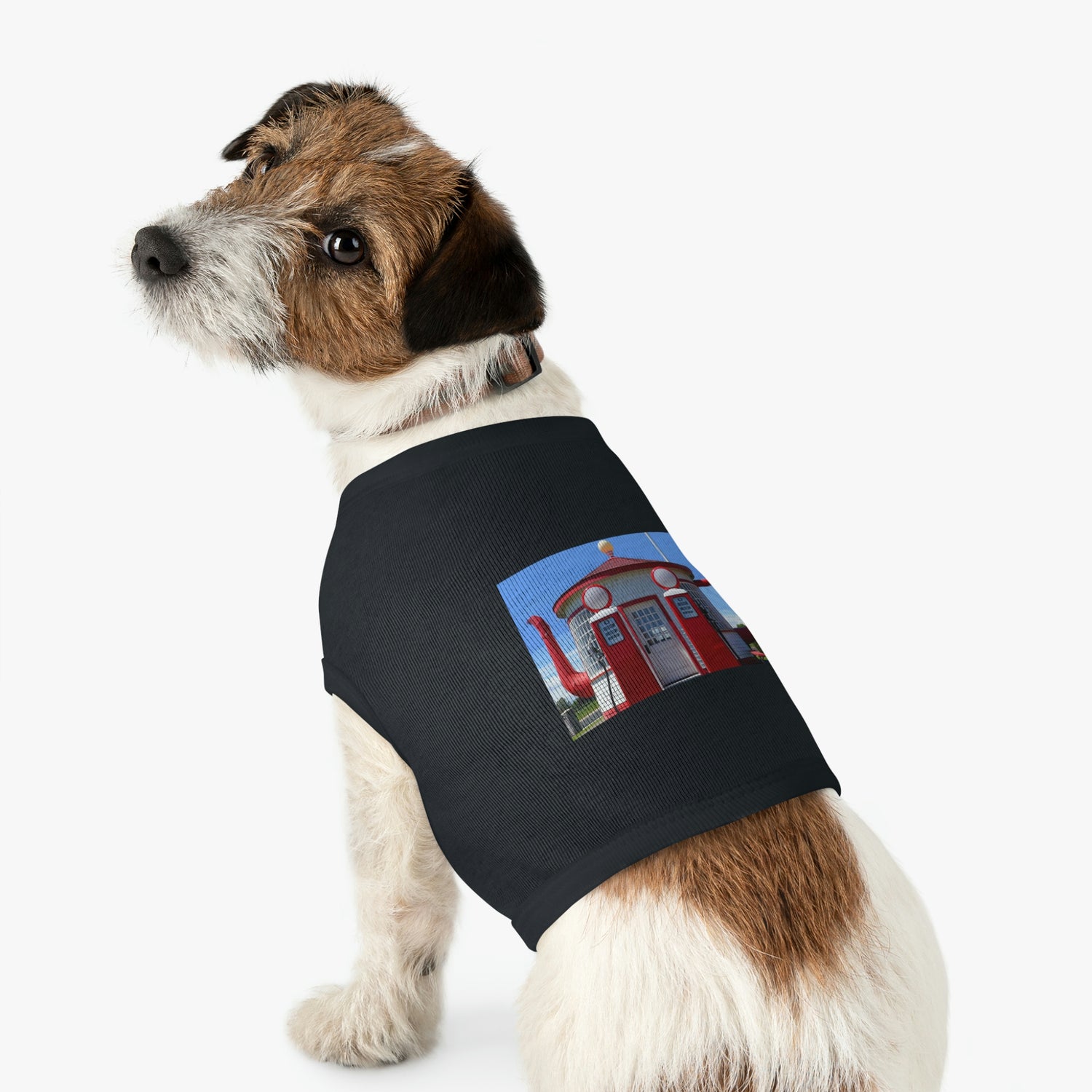 Awesome Teapot Dome Service Station - Pet Tank Top - Fry1Productions