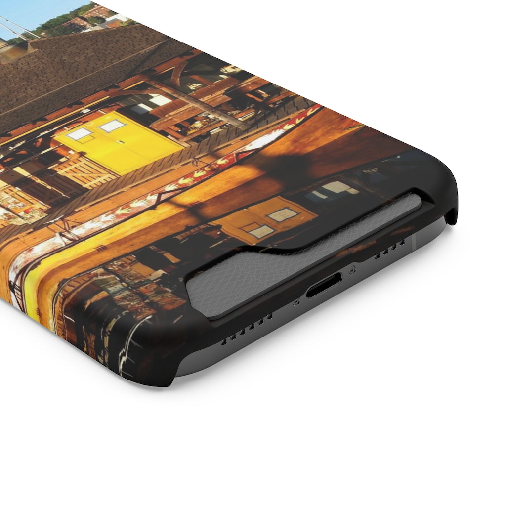 "Q'il'bid Awe" - Galaxy S22 S21 & iPhone 13 Case With Card Holder - Fry1Productions