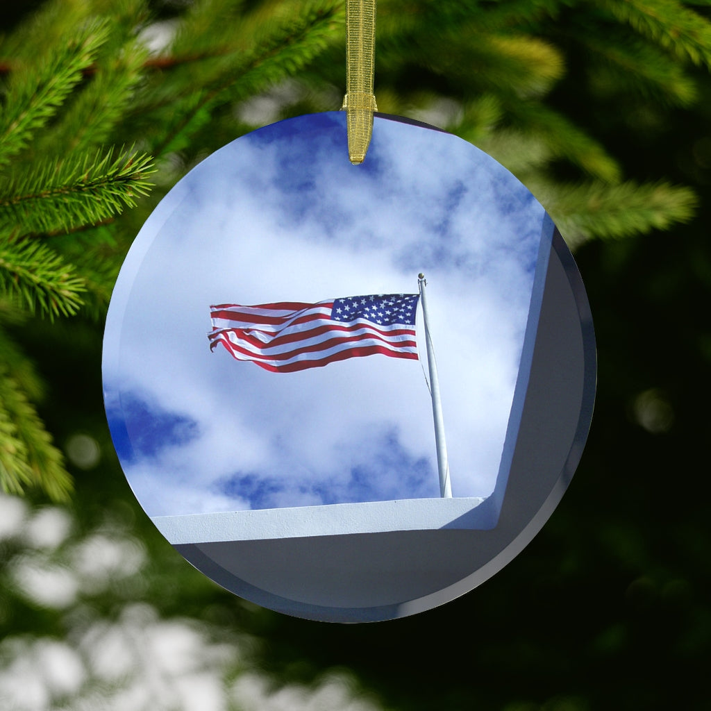 In Solemn Remembrance - Glass Ornament - Fry1Productions