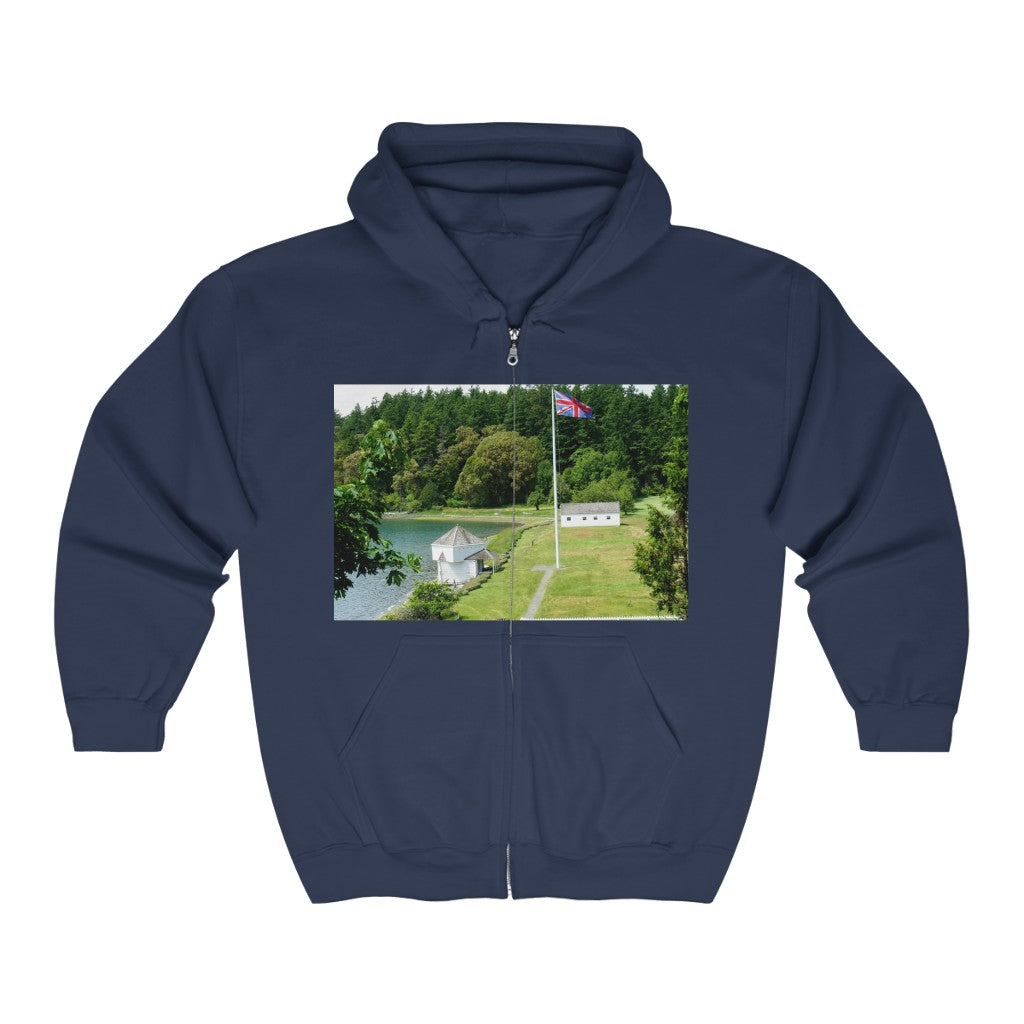 "Magnificent Grandiose Views" - Unisex Full Zip Hooded Sweatshirt - Fry1Productions
