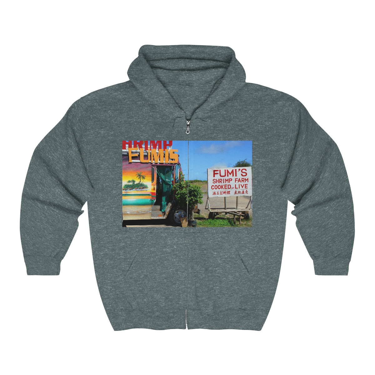 Kaulana Delights - Unisex Heavy Blend Full Zip Hooded Sweatshirt - Fry1Productions