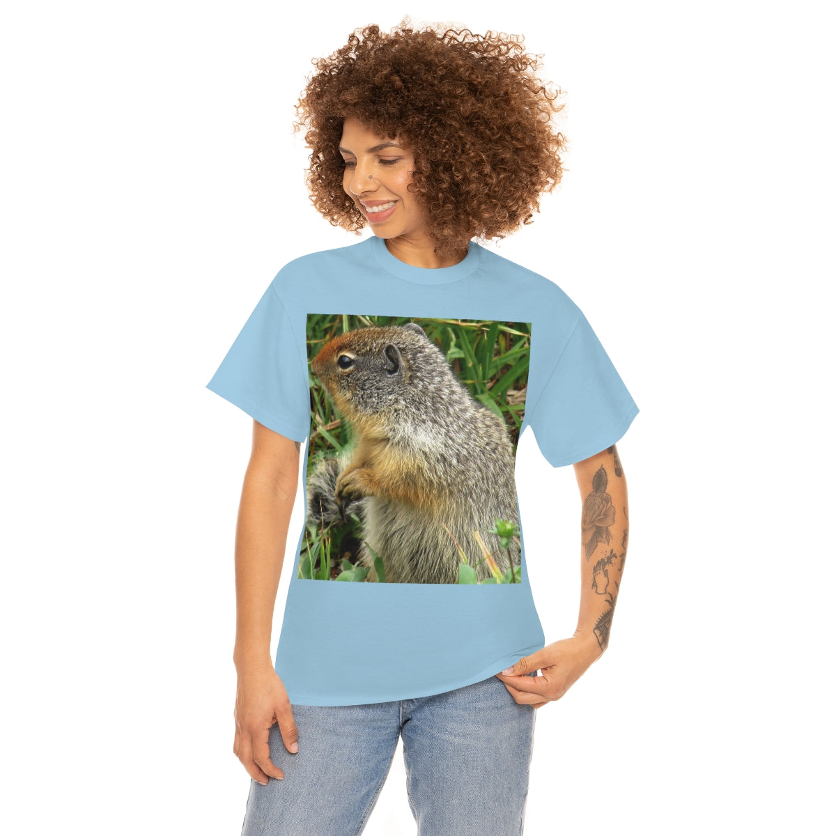 Inquisitive Stare - Unisex Heavy Cotton Tee - Fry1Productions