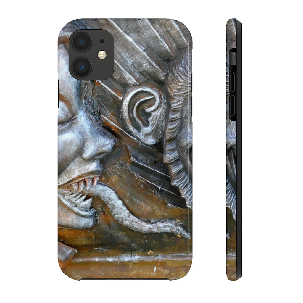 "Snakily Speaking" - iPhone Tough Case - Fry1Productions