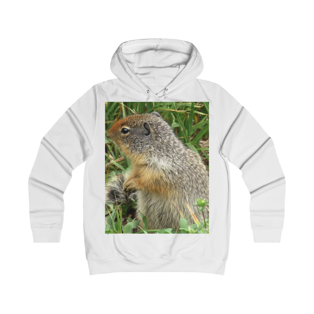 “Inquisitive Stare” - Girlie College Hoodie - Fry1Productions