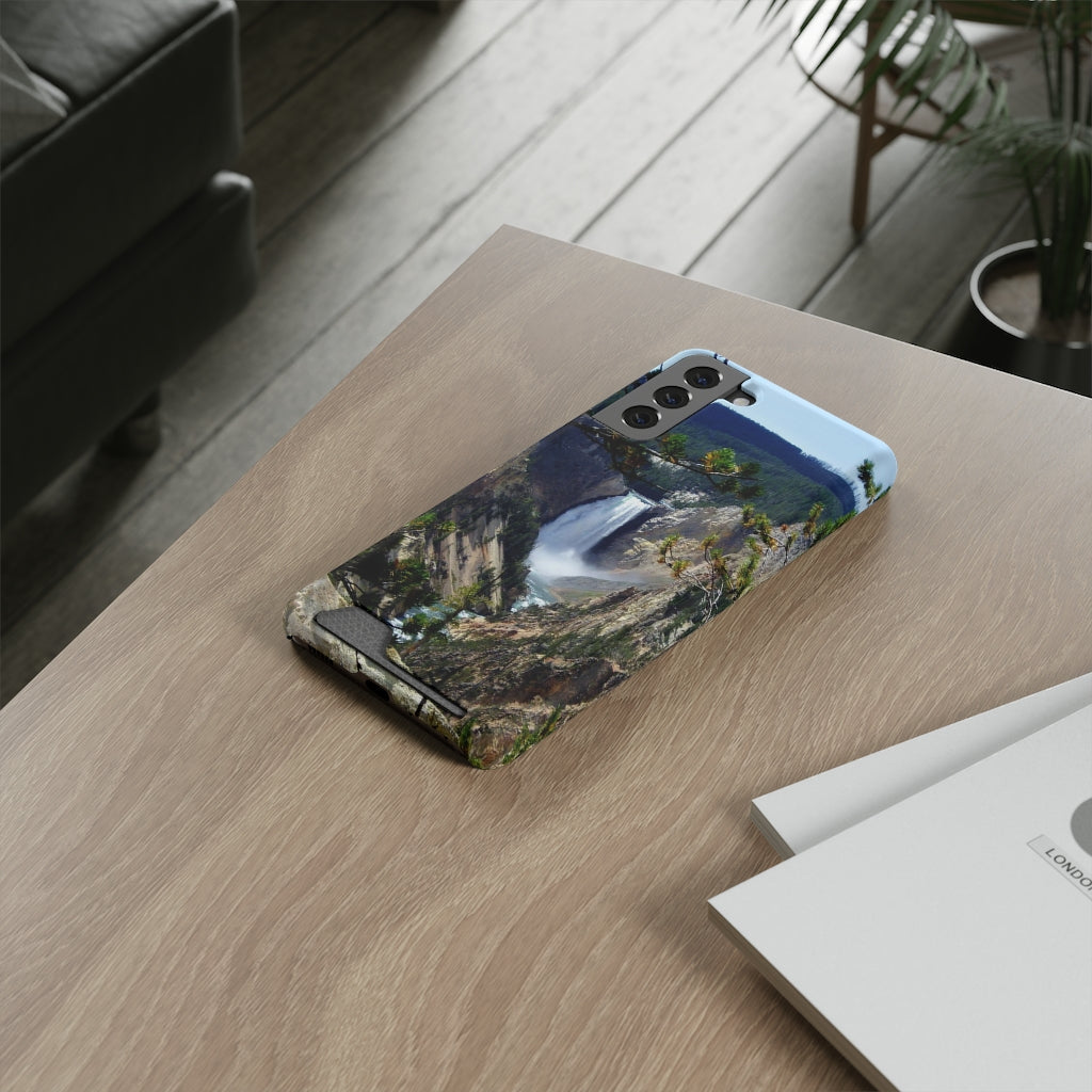 “Yellowstone's Splendor” - Galaxy S22 S21 & iPhone 13 Case With Card Holder - Fry1Productions