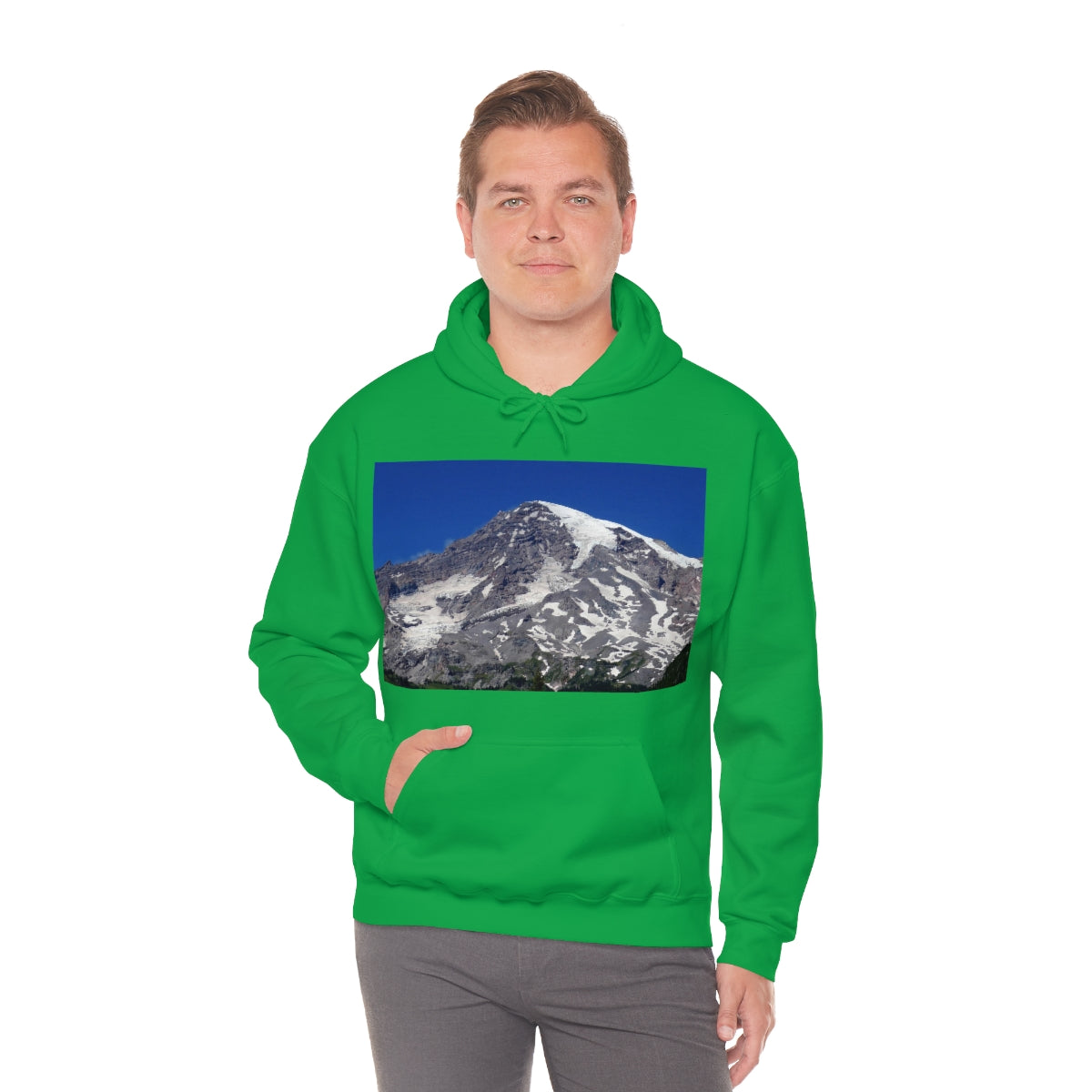 Majestic Mt. Rainier - Unisex Heavy Blend Hooded Sweatshirt - Fry1Productions