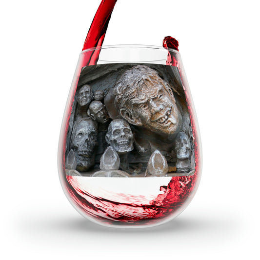 Waiting For The King - Stemless Wine Glass, 11.75 oz - Fry1Productions