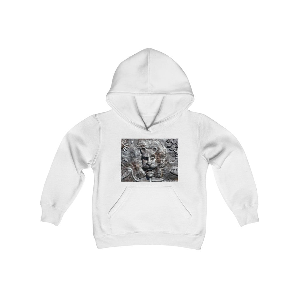 "Lion's Friends Forever" - Youth Heavy Blend Hooded Sweatshirt - Fry1Productions