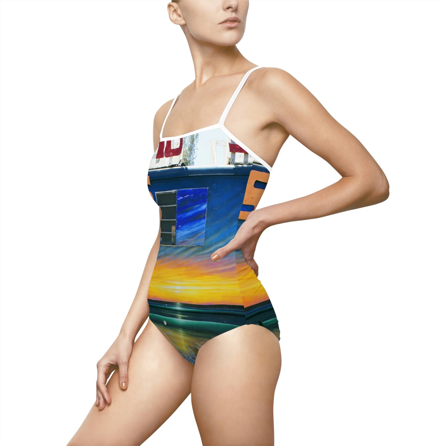 Fumis Aloha - Women's One-Piece Swimsuit - Fry1Productions
