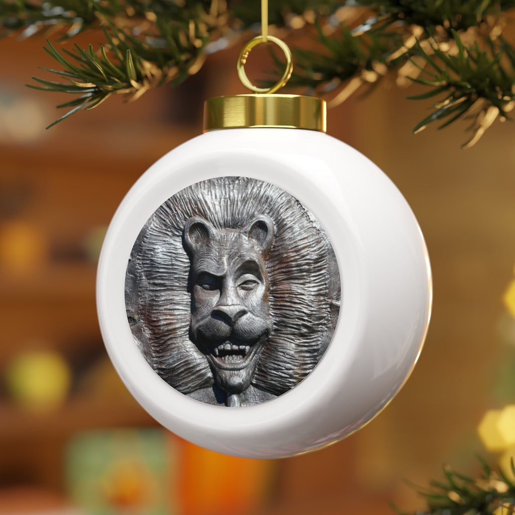 Lion's Friends Forever - Christmas Ball Ornament - Fry1Productions