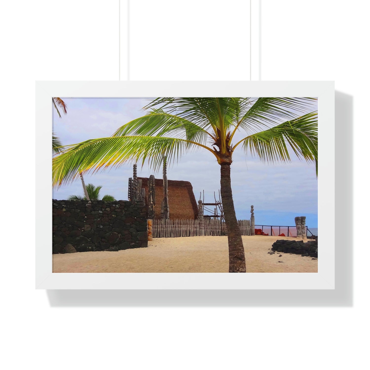 Florescence Hale O Keawe - Framed Horizontal Poster - Fry1Productions