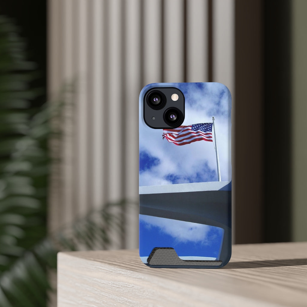 "In Solemn Remembrance" - Galaxy S22 S21 & iPhone 13 Case With Card Holder - Fry1Productions