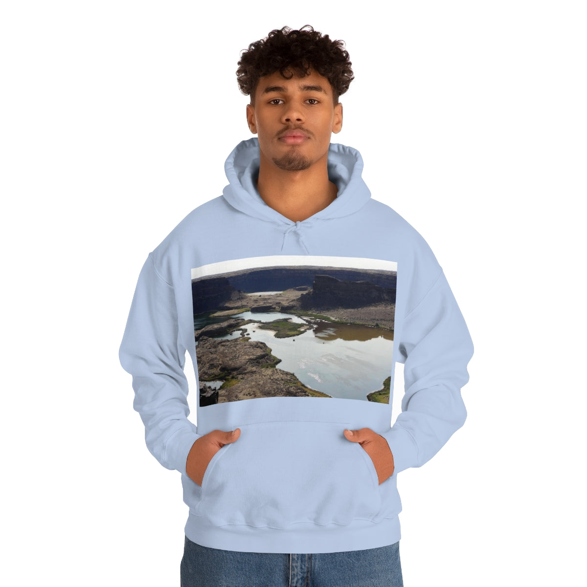 Reminisce of Ancient Thunder - Unisex Heavy Blend Hooded Sweatshirt - Fry1Productions