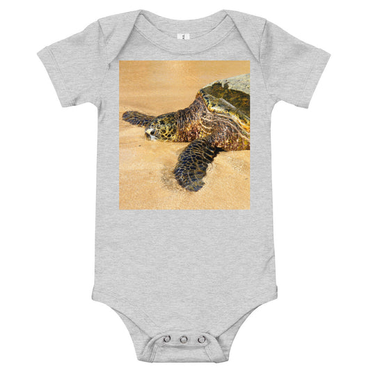 "Glistening Journey" - Baby Short Sleeve One Piece - Fry1Productions