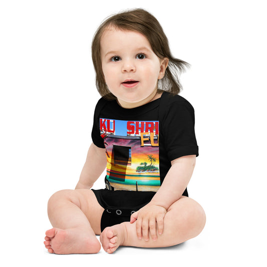 "Island Love" - Baby Short Sleeve One Piece - Fry1Productions
