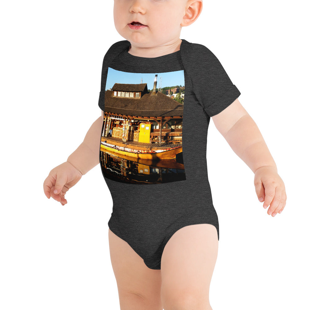 "Q'il'bid Awe" - Baby Short Sleeve One Piece - Fry1Productions