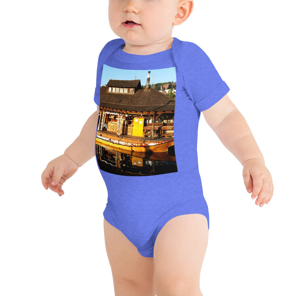 "Q'il'bid Awe" - Baby Short Sleeve One Piece - Fry1Productions