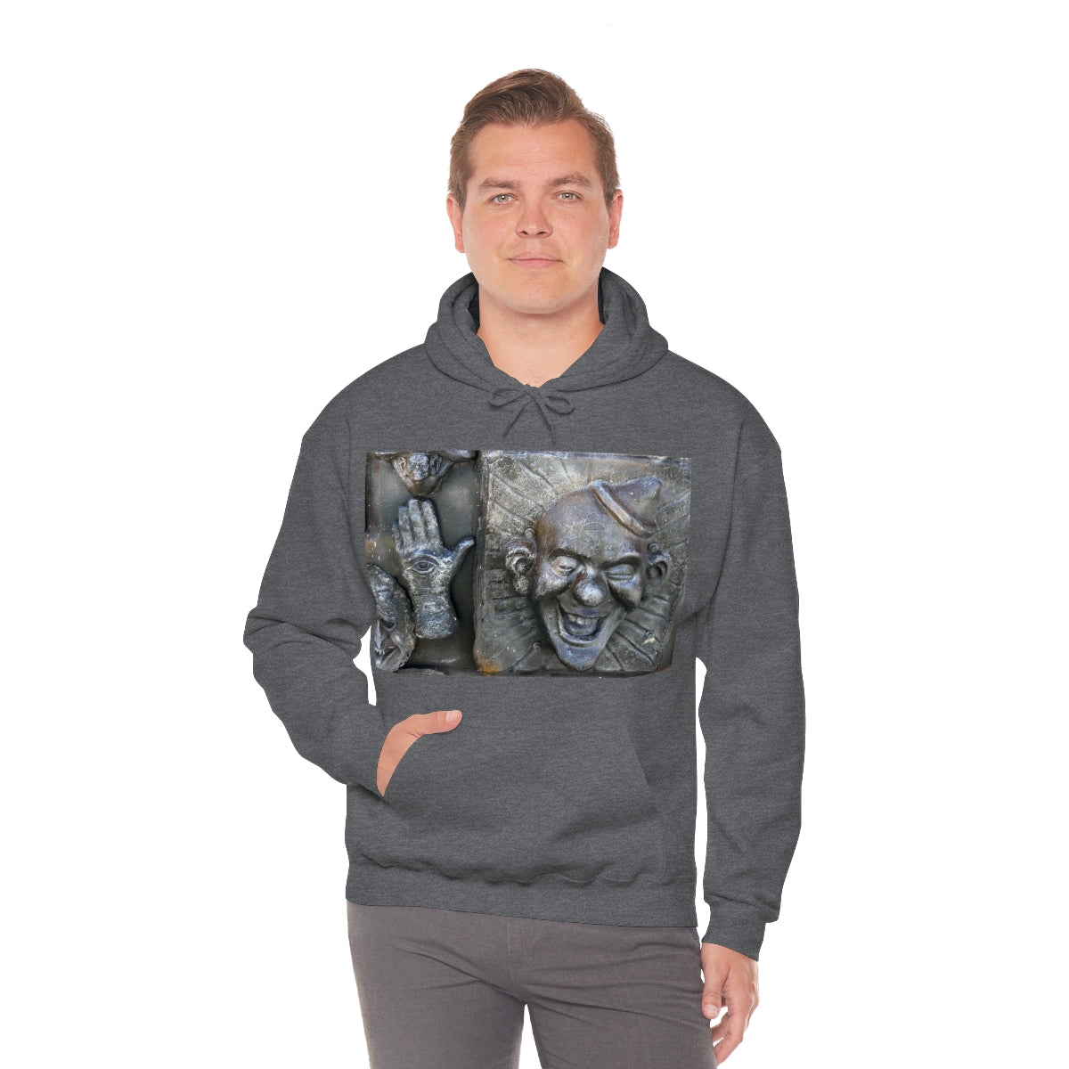 Cosmic Laughter - Unisex Heavy Blend Hooded Sweatshirt - Fry1Productions